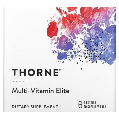 Мультивітаміни Thorne Research Multi-Vitamin Elite, 2 флакони по 90 капсул