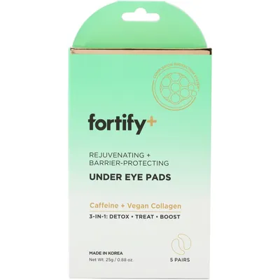 Набір патчів під очі Fortify з кофеїном та колагеном, 5 шт