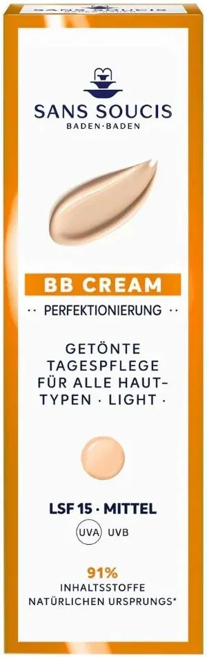 Крем для обличчя Sans Soucis BB відтінок Light SPF 15, 30 мл