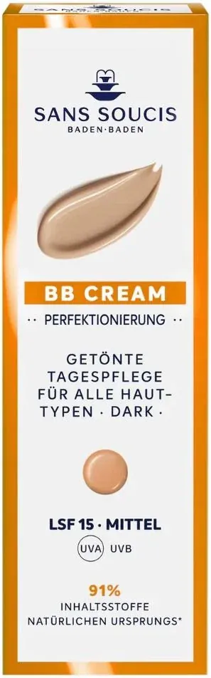 Крем для обличчя Sans Soucis BB відтінок Dark SPF 15, 30 мл