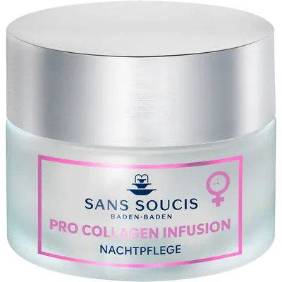 Крем для обличчя Sans Soucis Pro Collagen Infusion антивіковий нічний, 50 мл
