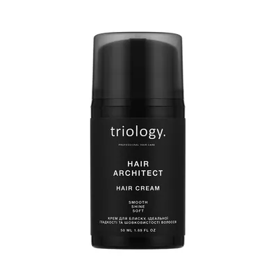 Крем для волосся Triology Hair Architect для блиску, ідеальної гладкості та шовковистості, 50 мл