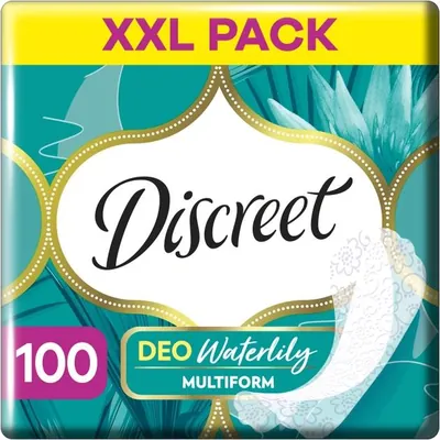 Прокладки щоденні Discreet Waterlily Deo Multiform, 100 шт
