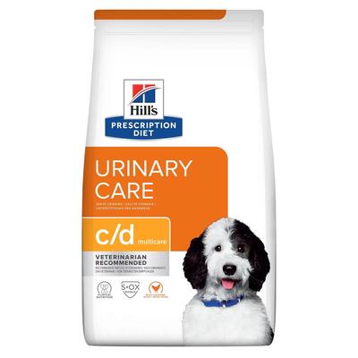 Корм сухой Hill's Prescription Diet Canine c/d Multicare Urinary Care для собак, для профилактики мочекаменной болезни, с курицей, 1,5 кг
