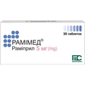 Рамімед таблетки по 5 мг №30 (10х3)