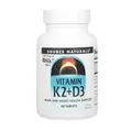 Вітамін K2 + D3 Source Naturals Vitamin K2+D3, 60 таблеток