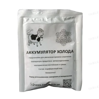 Акумулятор холоду Укрветбіофарм 90 х 120 мм
