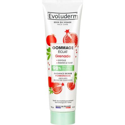 Скраб для обличчя Evoluderm для сяяння шкіри з гранатом, 150 г
