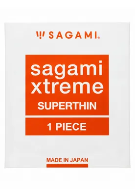 Презерватив Sagami Xtreme Superthin латексний ультратонкий, 1 штука