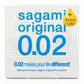 Презерватив Sagami Original 0.02 супертонкий поліуретановий з додатковим змащенням, 1 штука