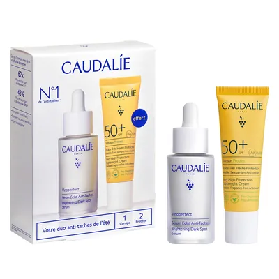Набір Caudalie Vinoperfect Serum (Сироватка Vinoperfect 30 мл + Легкий сонцезахисний крем з SPF50+ 20 мл)
