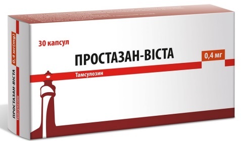 Простазан-Виста капсулы тв. с модиф. высвоб. по 0.4 мг №30 (10х3)
