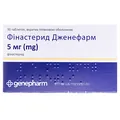 Фінастерид Дженефарм таблетки, в/плів. обол. по 5 мг №30 (10х3)
