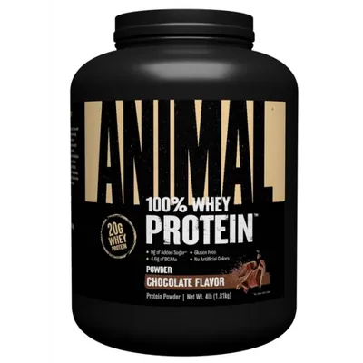 Протеїн сироватковий змішаний Universal Nutrition Animal 100% Whey Protein шоколад, 1810 г
