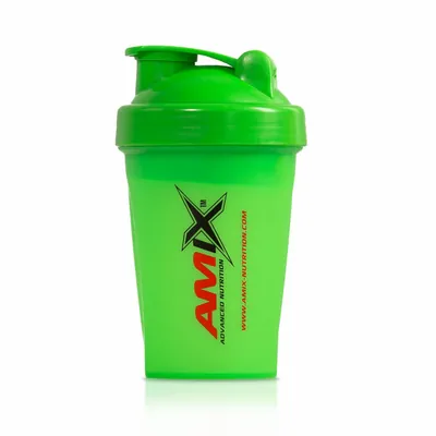 Шейкер Amix Nutrition Mini Shaker неоновий зелений, 400 мл