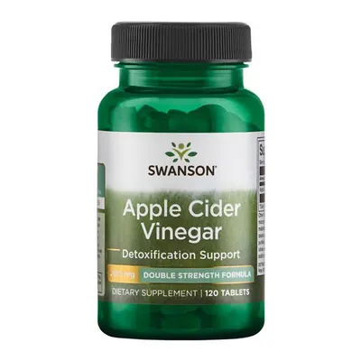 Яблучний оцет Swanson Apple Cider Vinegar Double Strength 200 мг, 180 таблеток
