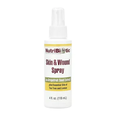 Спрей для шкіри та ран NutriBiotic Skin & Wound Spray з екстрактом насіння грейпфрута, 118 мл