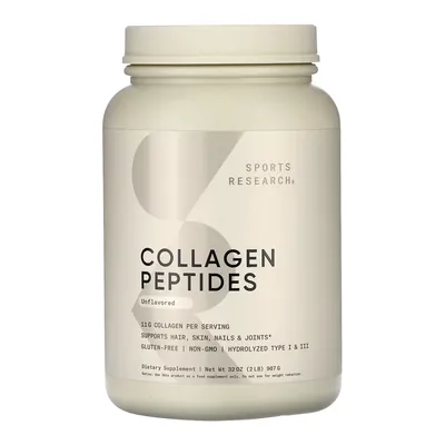 Колаген пептиди Sports Research Collagen Peptides без смаку, 907 г