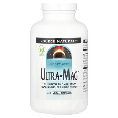 Ультра-маг Source Naturals Ultra-Mag, 360 вегетарианских капсул