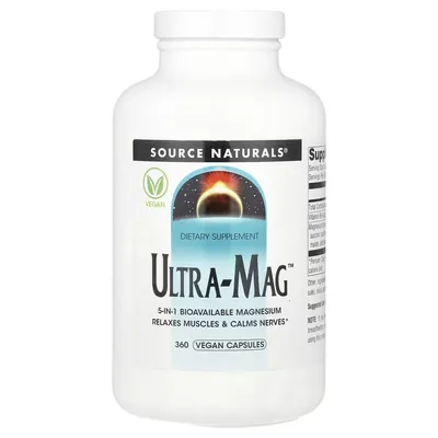 Ультра-Маг Source Naturals Ultra-Mag, 360 вегетаріанських капсул