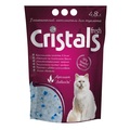 Наполнитель для кошачьего туалета Cristals Fresh силикагелевый впитывающий с лавандой, 4,8 л (2,1 кг)