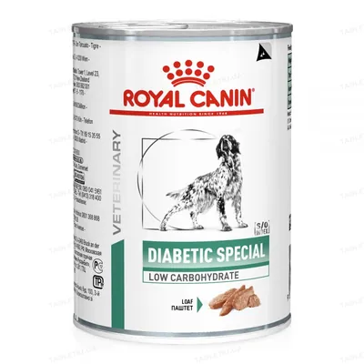 Корм вологий для собак Royal Canin Diabetic Special Low Carbohydrate при цукровому діабеті, 410 г