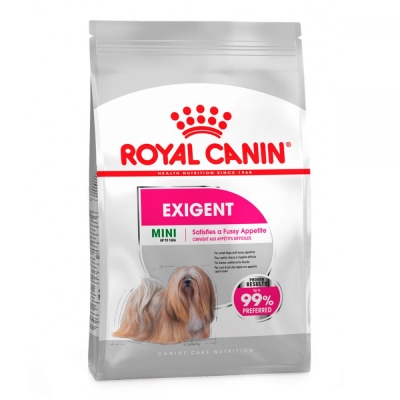 Корм сухой для собак Royal Canin Mini Exigent мелких пород, привередливых в еде, 3 кг