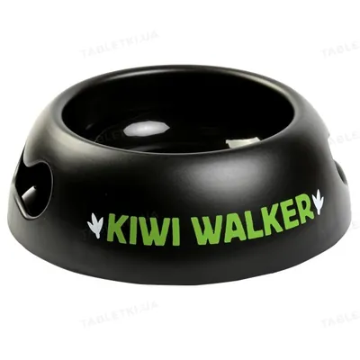Чаша для собак Kiwi Walker Black Bowl, 750 ml, розмір M, зелена