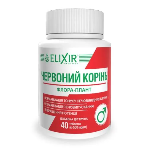 Червоний корінь Флора-плант Elixir таблетки №40
