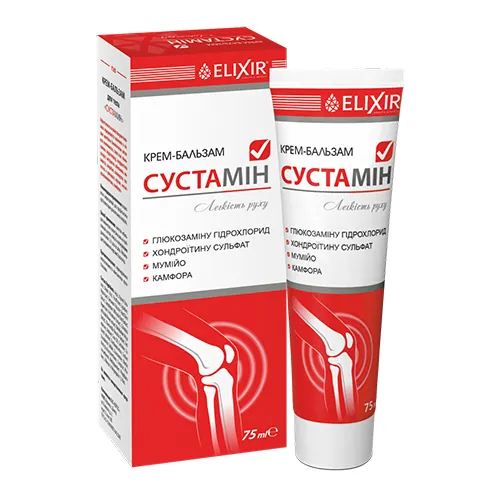 Сустамін Elixir крем-бальзам по 75 мл у тубах