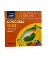 Презервативи латексні Recare Colour Fruit flavour кольорові з фруктовим ароматом, 3 штуки