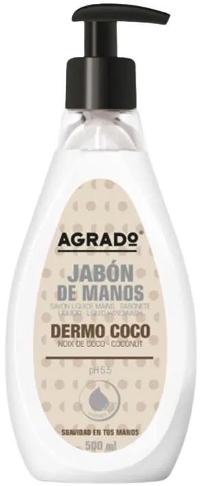 Мило рідке для рук Agrado Dermo Coconut Кокос, 500 мл