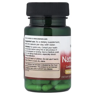 Наттокіназа Swanson Nattokinase 100 мг капсули №30