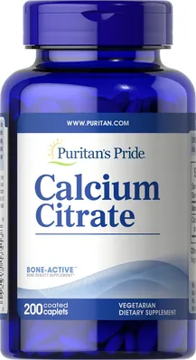 Кальцій цитрат Puritan's Pride Calcium Citrate, 200 каплет