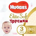 Підгузки-трусики Huggies Elite Soft Pants M дитячі розмір 3, 6-11 кг, 80 шт