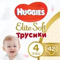 Підгузки-трусики Huggies Elite Soft Pants L дитячі розмір 4, 9-14 кг, 42 шт