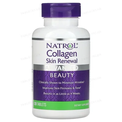 Колаген Natrol Collagen Skin Renewal, 120 таблеток