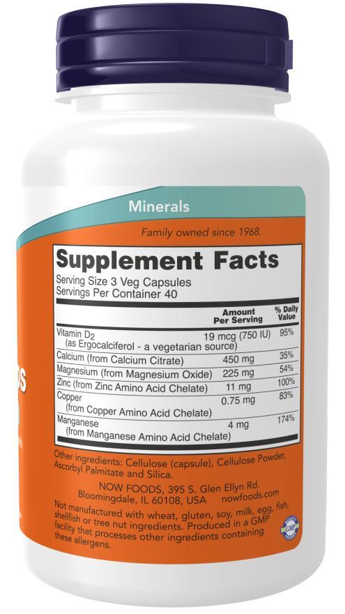 Кальцію цитрат NOW Calcium Citrate капсули №120