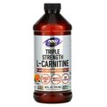 Жиросжигатель NOW Carnitine Liquid 3000 mg Citrus, 473 мл