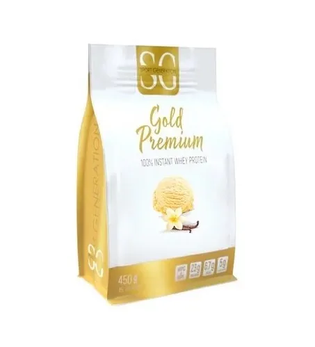 Протеїн сироватковий змішаний Sport Generation Gold Premium 100% Instant Whey Protein ваніль, 450 г
