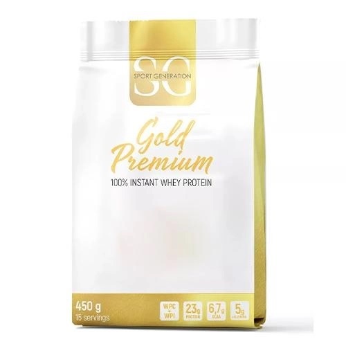 Протеин Sport Generation Gold Premium 100% Instant Whey Protein (WPC+WPI) Salted Caramel, 450 г
