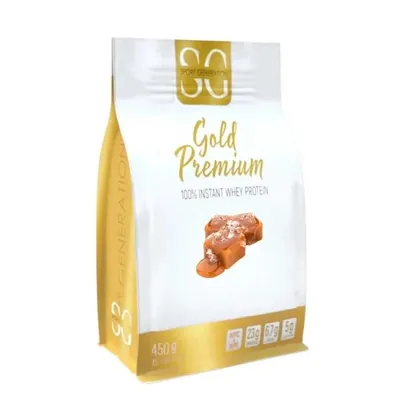 Протеїн сироватковий змішаний Sport Generation Gold Premium 100% Instant Whey Protein солона карамель 450 г
