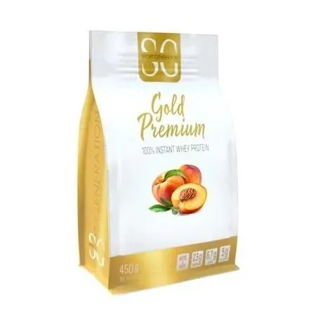 Протеїн сироватковий змішаний Sport Generation Gold Premium 100% Instant Whey Protein персик, 450 г