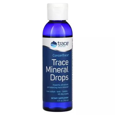 Концентрированные микроэлементы Trace Minerals ConcenTrace Full Spectrum в каплях, 118 мл