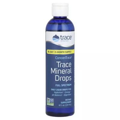 Концентрированные микроэлементы Trace Minerals ConcenTrace Full Spectrum в каплях, 237 мл