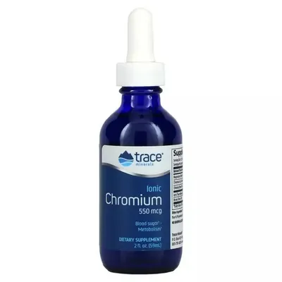 Хром Іонний Trace Minerals Ionic Chromium 550 мкг у краплях, 59 мл