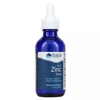 Цинк Іонний Trace Minerals Ionic Zinc 50 мг у краплях, 59 мл