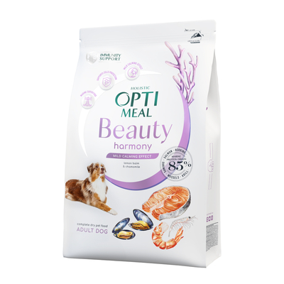 Корм сухий для дорослих собак Optimeal Beauty Harmony на основі морепродуктів, 1,5 кг