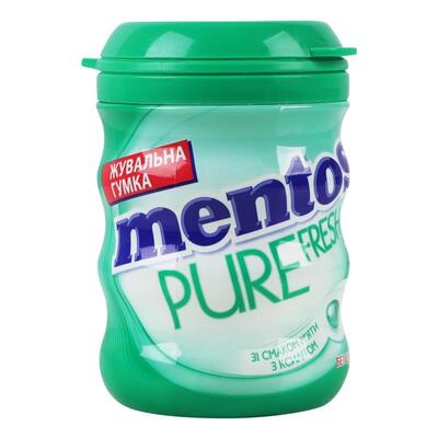 Жевательная резинка Mentos Pure Fresh со вкусом Мяты, 56 г