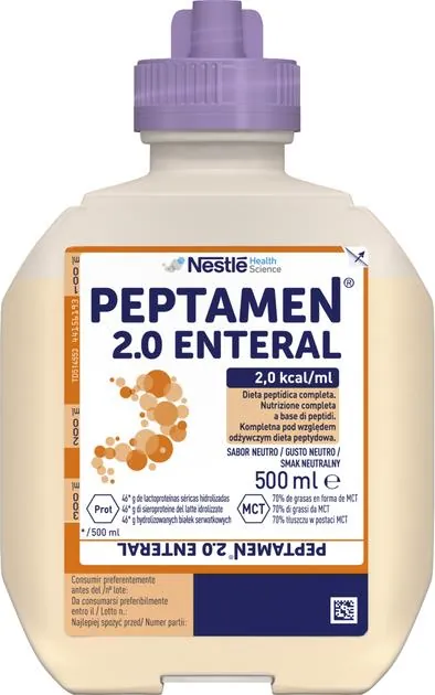 Ентеральне харчування Nestle Peptamen 2.0, 500 мл
